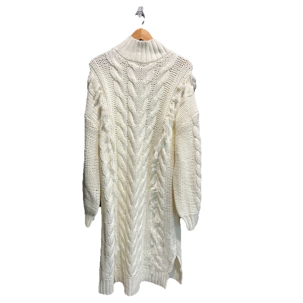Farm Rio Off White Midi Women's‎ Knit Sweater Dress Size XL